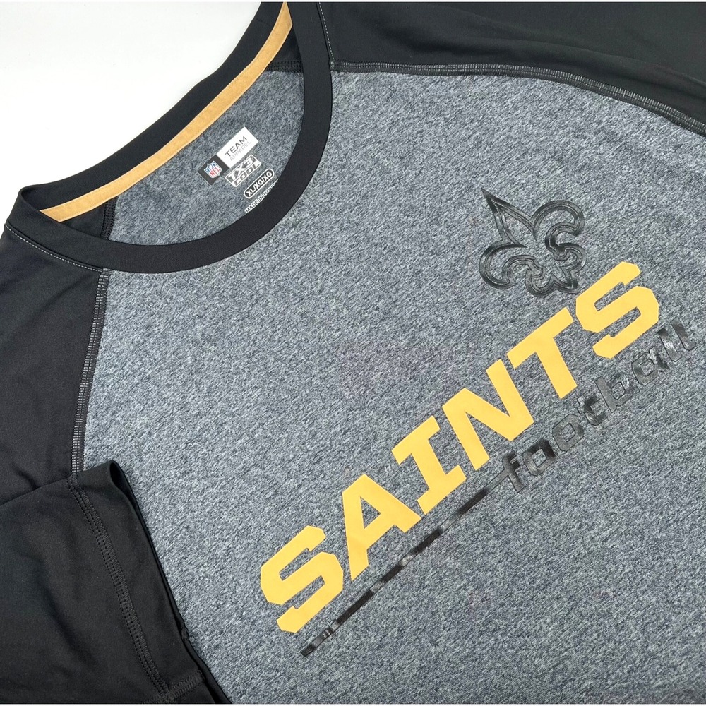 NEW ORLEANS SAINTS Football NFL Team Men's Size XL TX3 Cool Short-Sleeve Shirt